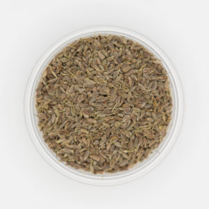 Anise Whole Seeds on a white background