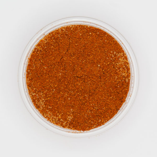 Light Chili Powder Detailed Textures From Above On White Background